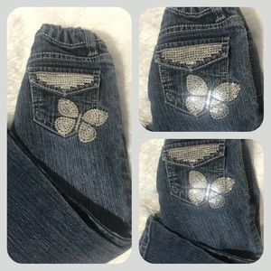 2t butterfly sequence jeans